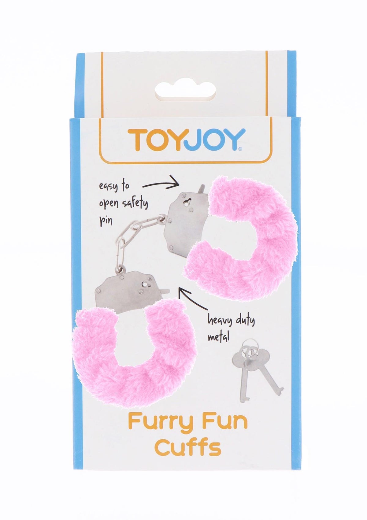 Manette Furry Cuffs – rosa | ToyJoy