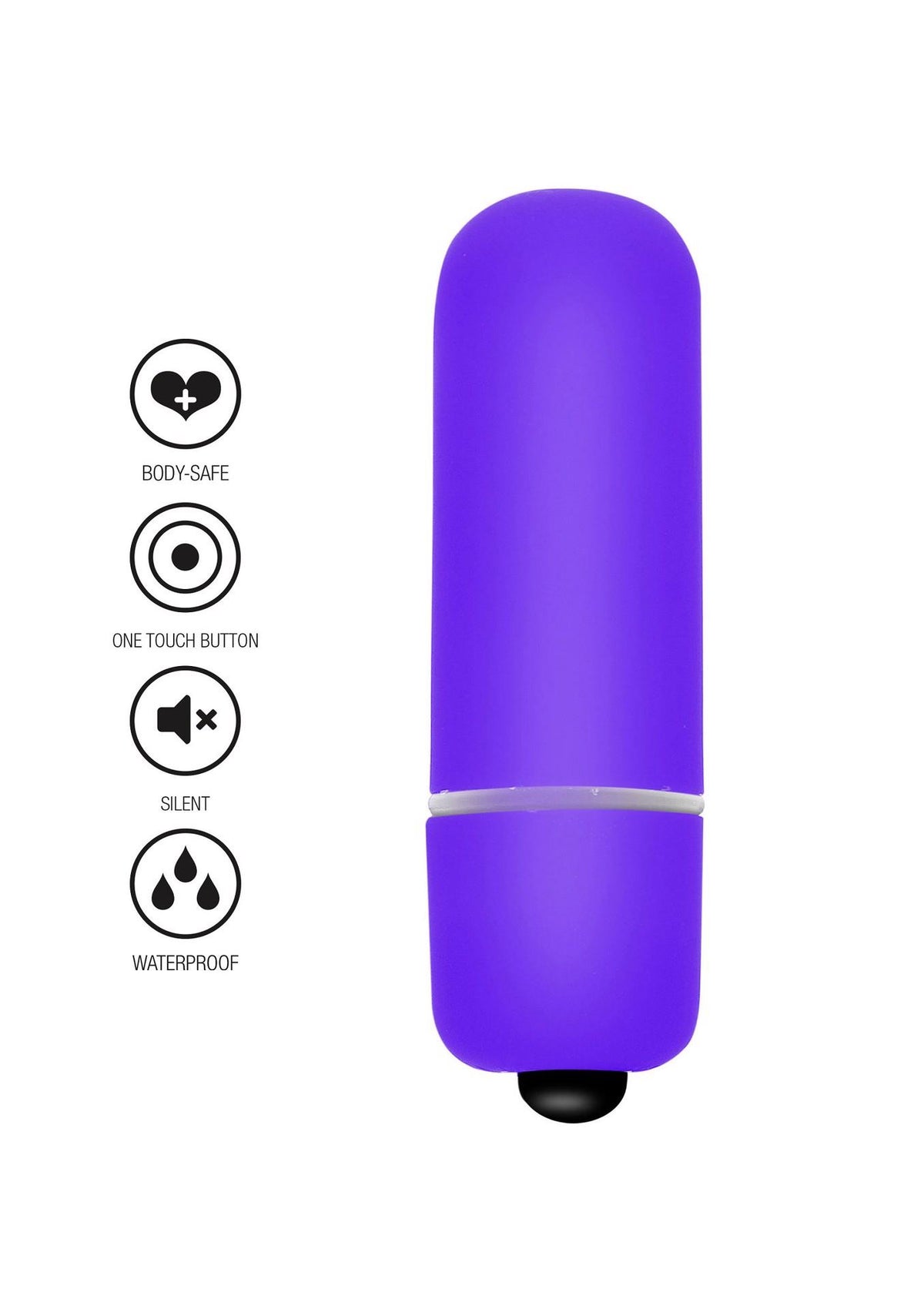Vibratore bullet Funky – viola 30-10403-X-PURPLE | ToyJoy