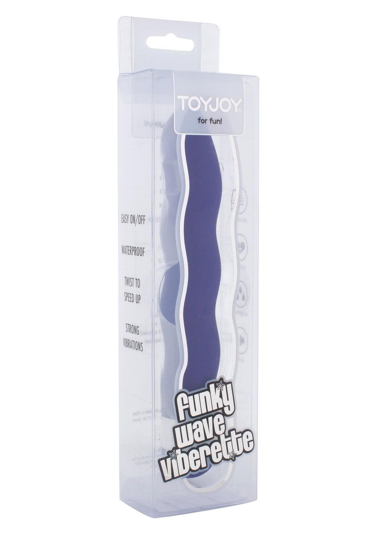 Vibrador clássico Funky Wave Vibrette – roxo 30-10408-X-PURPLE | ToyJoy