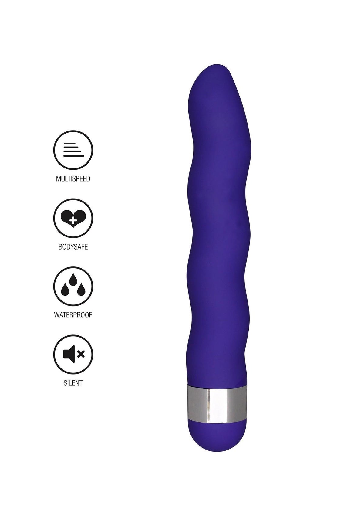 Vibrador clásico Funky Wave Vibrette – morado 30-10408-X-PURPLE | ToyJoy