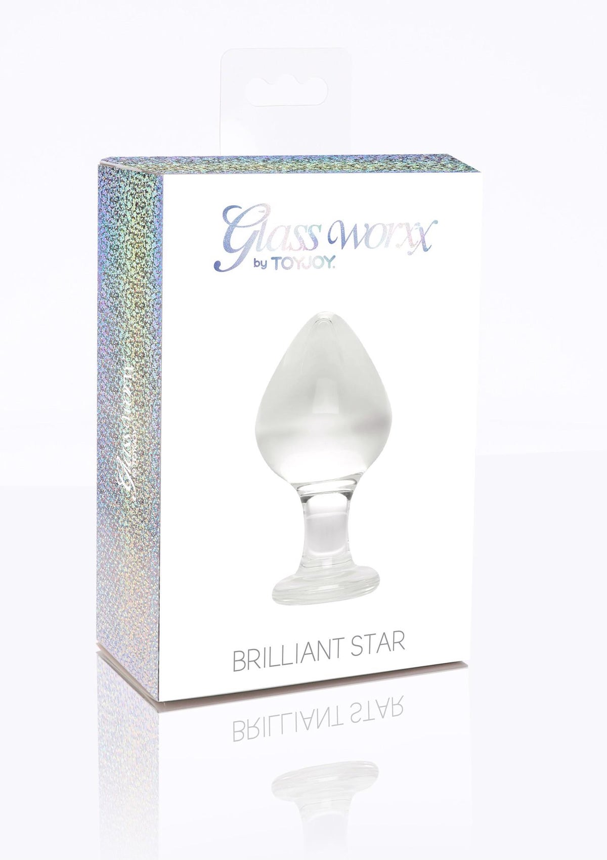 Plug anale Brilliant Star – in vetro, trasparente | ToyJoy