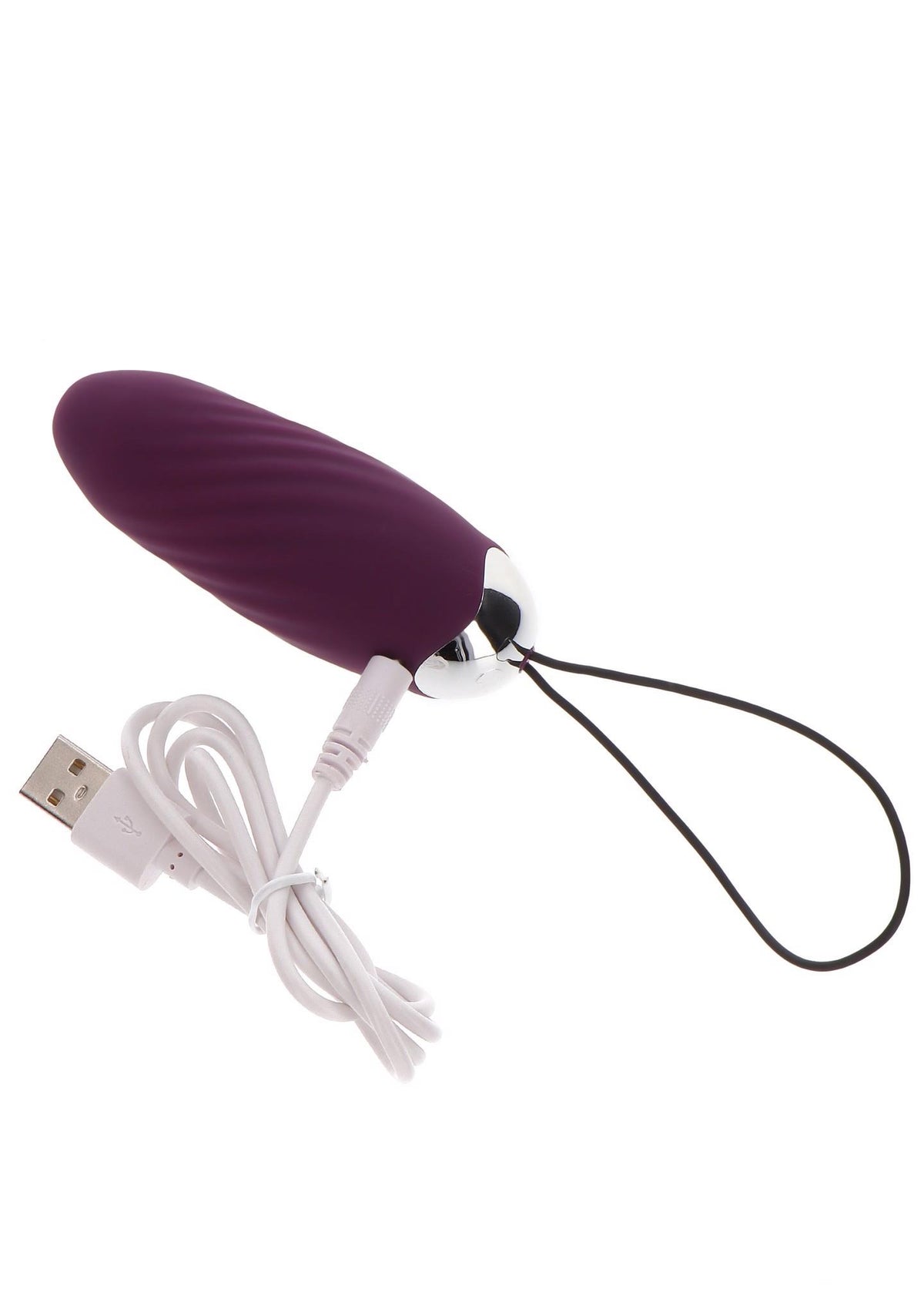 Œuf vibrant Knock Knock Eggstavagant 8 fonctions – avec télécommande, violet | ToyJoy