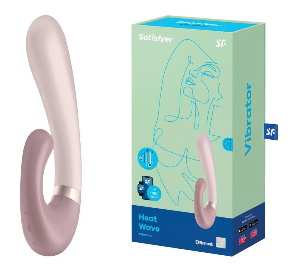 Vibrateur-Heat Wave Connect App (Mauve)