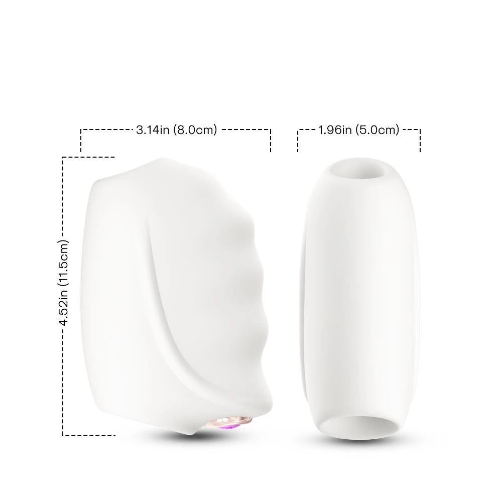 Masturbator Master 10 functions – rechargeable, vibrating, white | Favorites