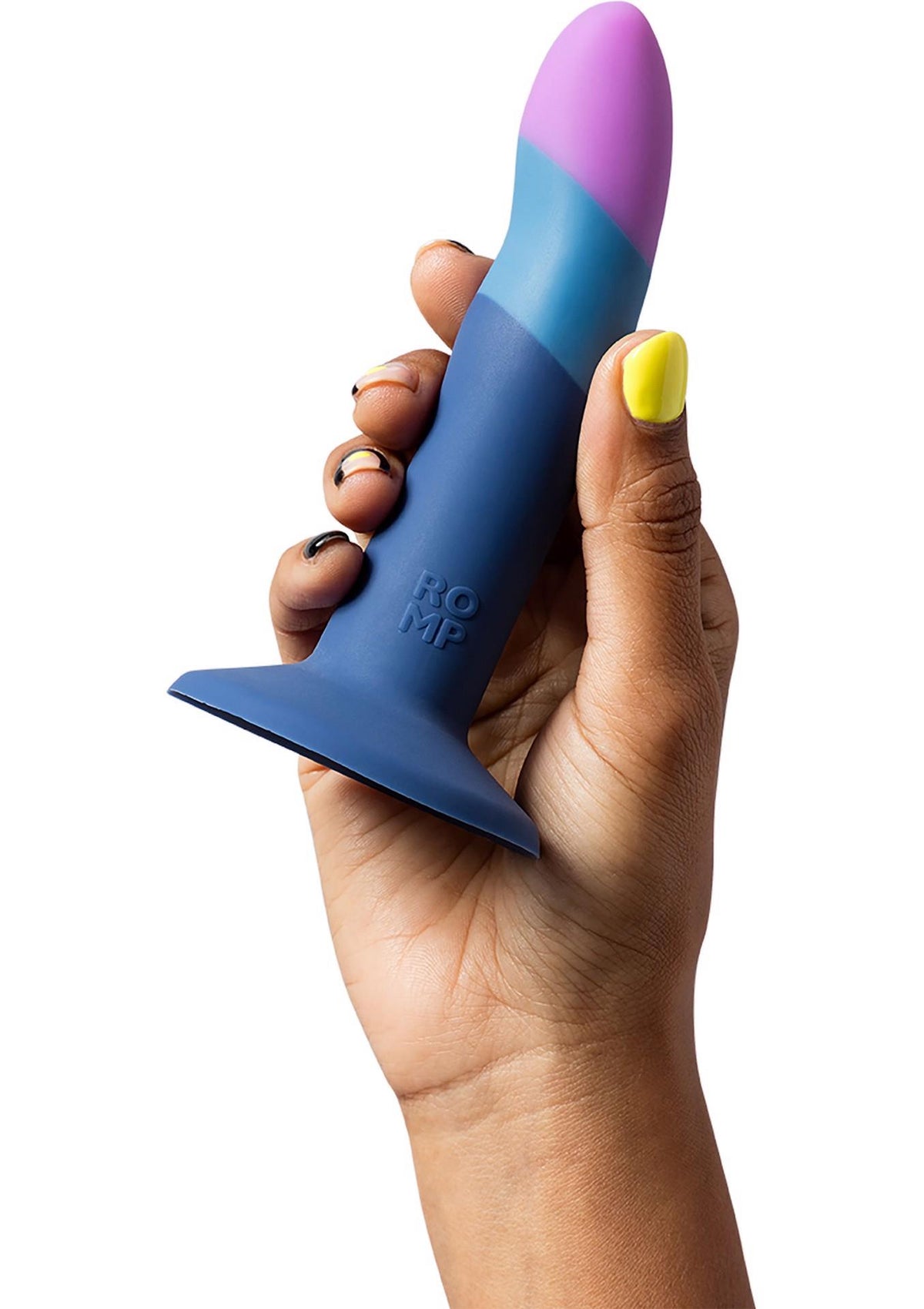 Consolador Piccolo 14 cm – con ventosa, azul | ROMP