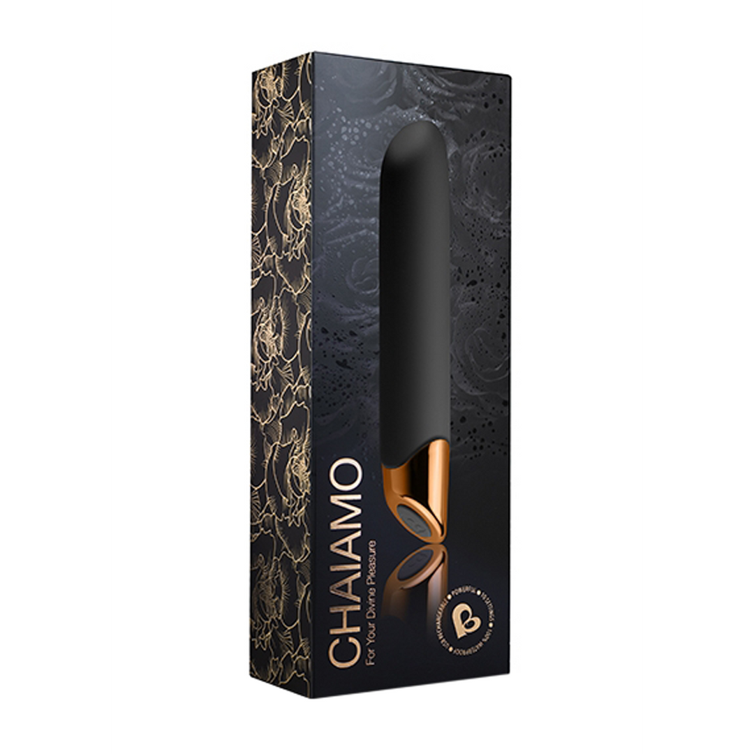 Classic vibrator Chaiamo 10 functions – black | Rocks Off