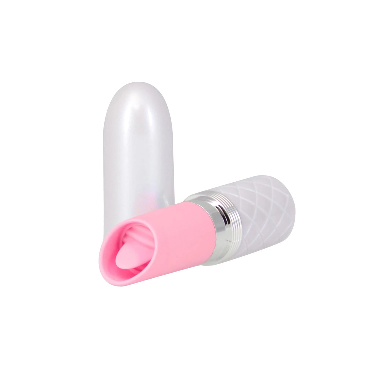 Mini vibrador Lusty 9.4 cm – recargable, rosa | PILLOW TALK