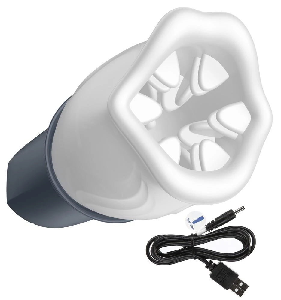 Masturbatore LUX active First Class 3 velocità – ricaricabile, blu | Orion