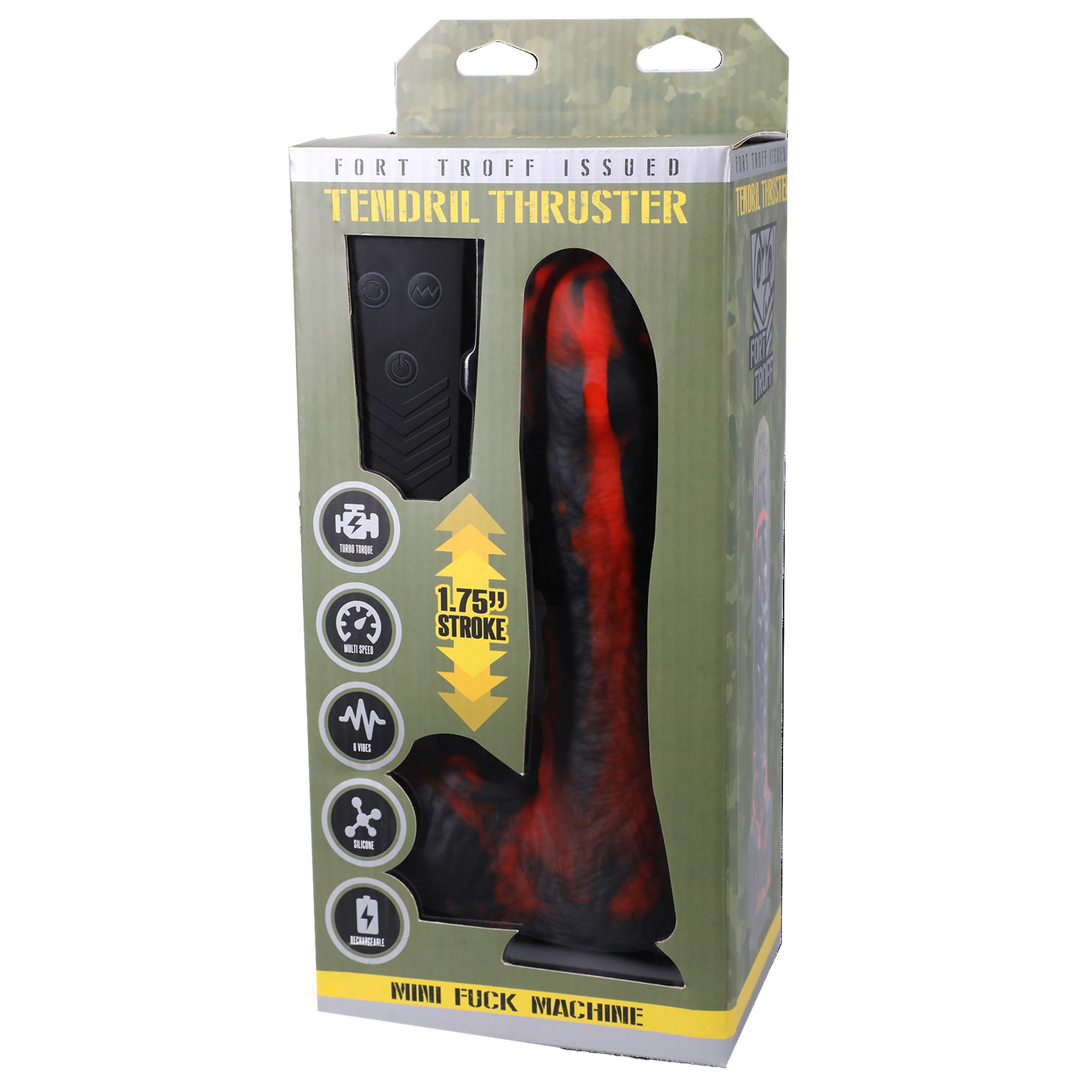 Sex machine Tendril Thruster Fuck 8 functions – remote control, thrusting, black 5.1 cm | Doc Johnson