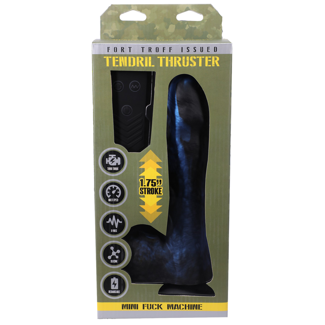 Máquina de sexo Tendril Thruster Fuck 8 funciones – con mando a distancia, negra 5.1 cm | Doc Johnson
