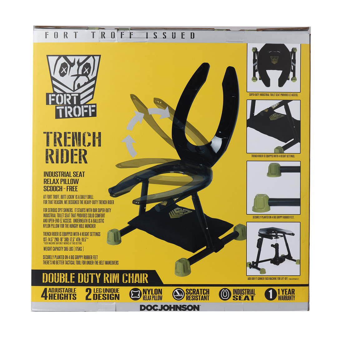 Mobilier érotique Trench Rider – noir | Doc Johnson