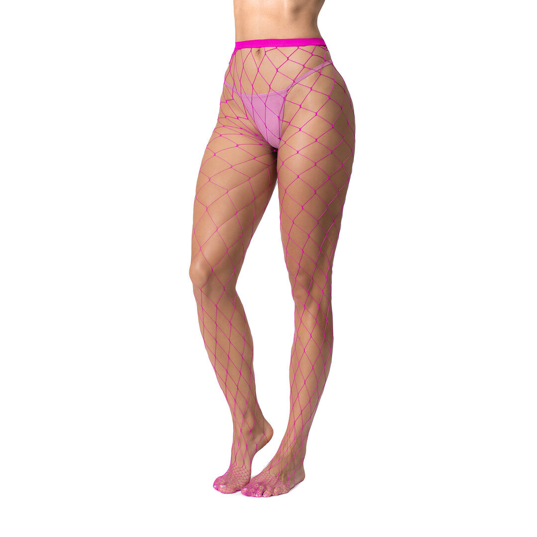 Bas Fence Pantyhose – rose