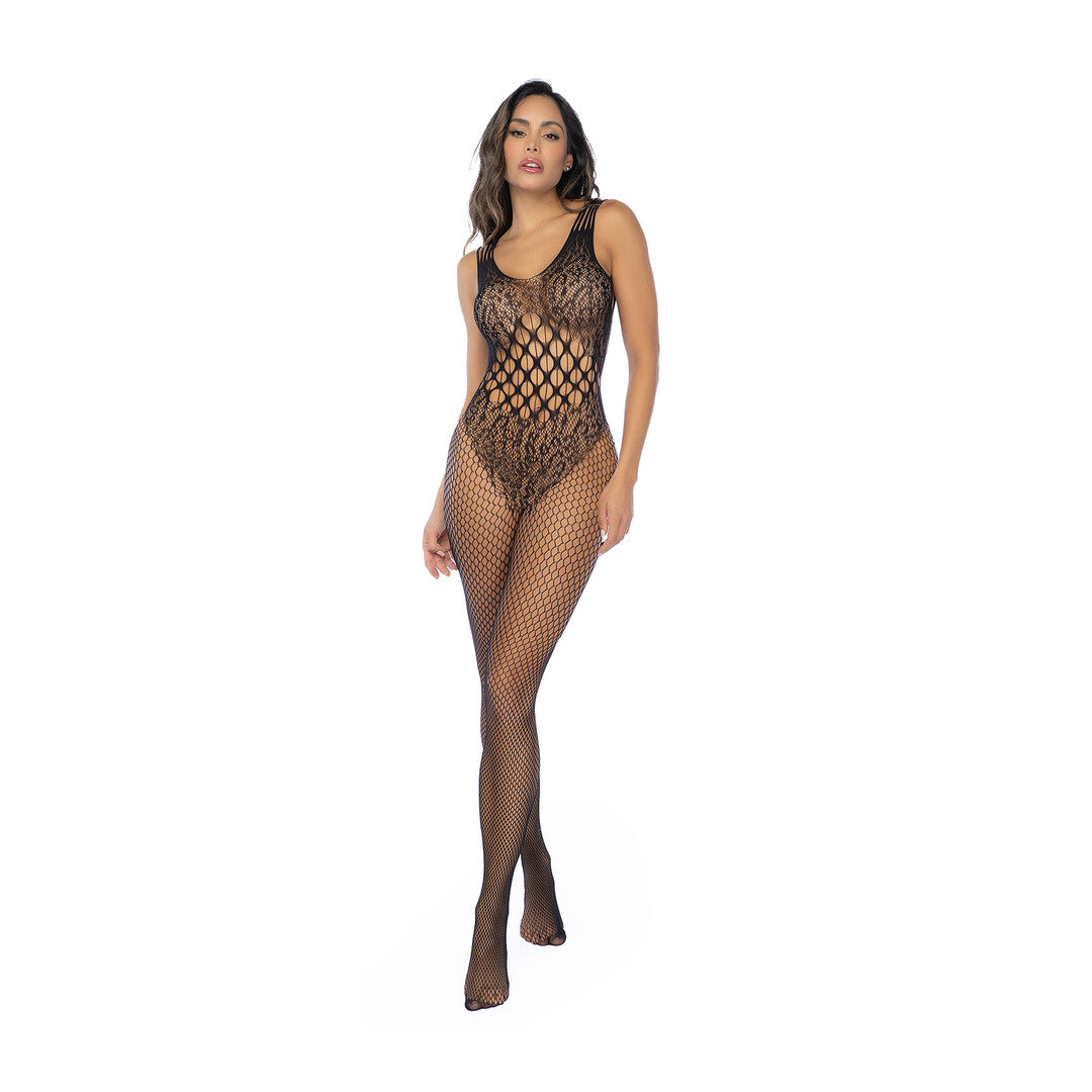 Catsuit Leopard – negro