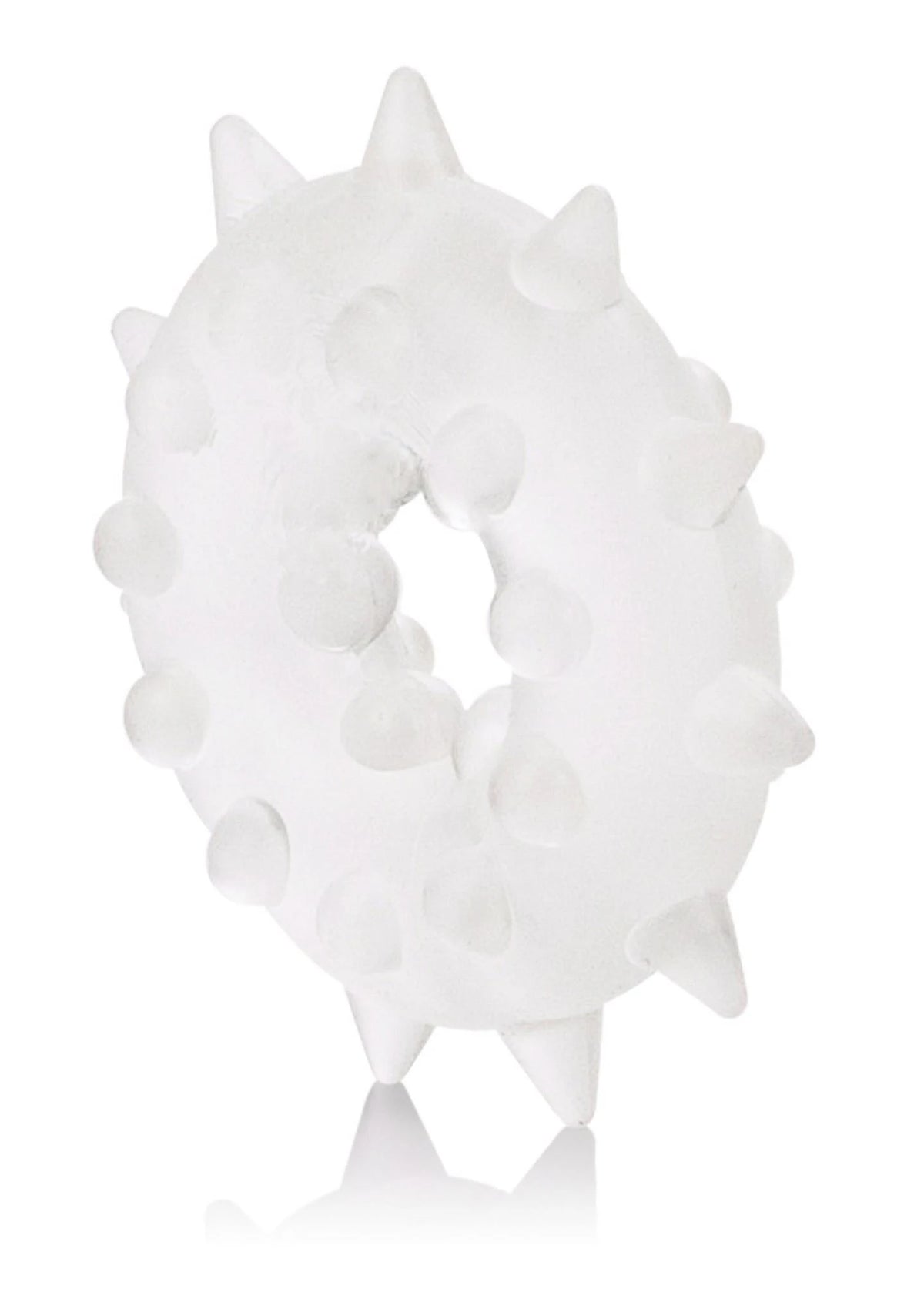 Anello fallico Sexagon Enhancer 2 – trasparente | Calexotics