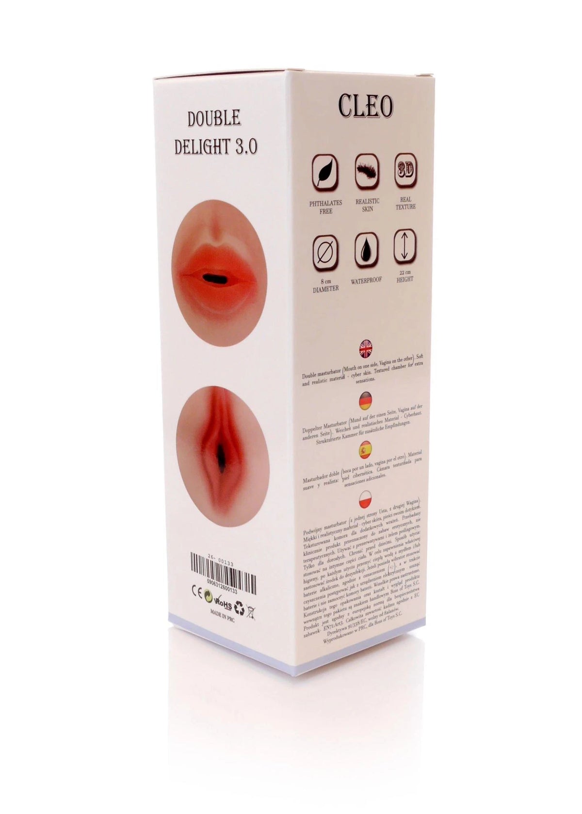 Masturbateur Cleo Delight 3.0 21.5 cm – double, nude | Favorites