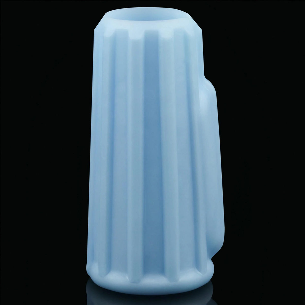 Funda para el pene Ridge Knights 11 cm – hueca, vibradora, azul | Lovetoy