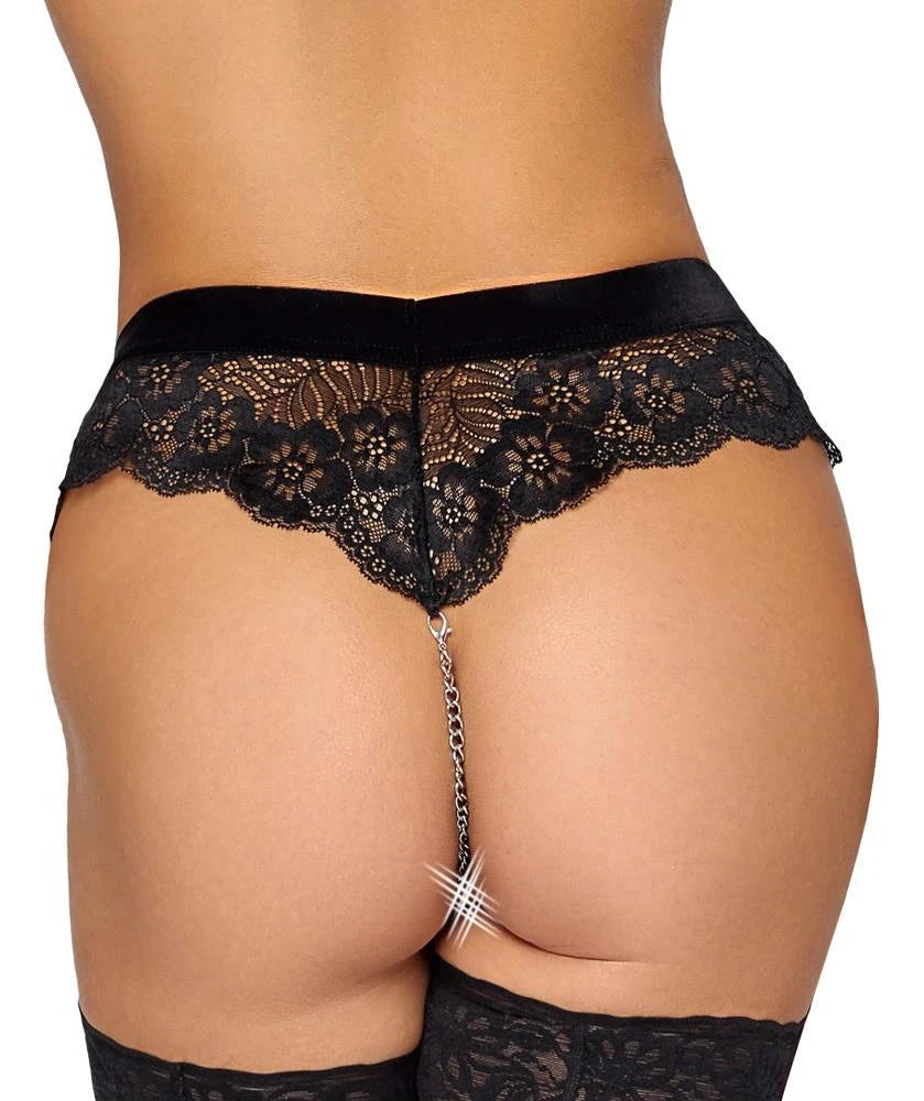 Slip – in pizzo, nero 23109611041 | Cottelli LINGERIE