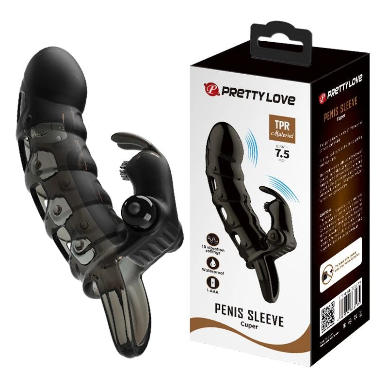 PRETTY LOVE - Cuper MANCHON PÉNIS, 10 fonctions de vibration