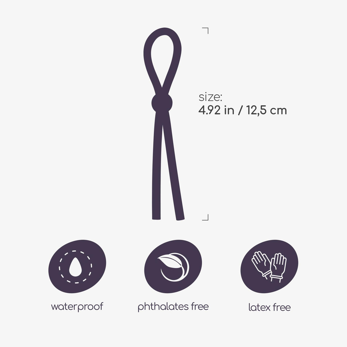 Anillo para el pene Daltons – negro | Crushious