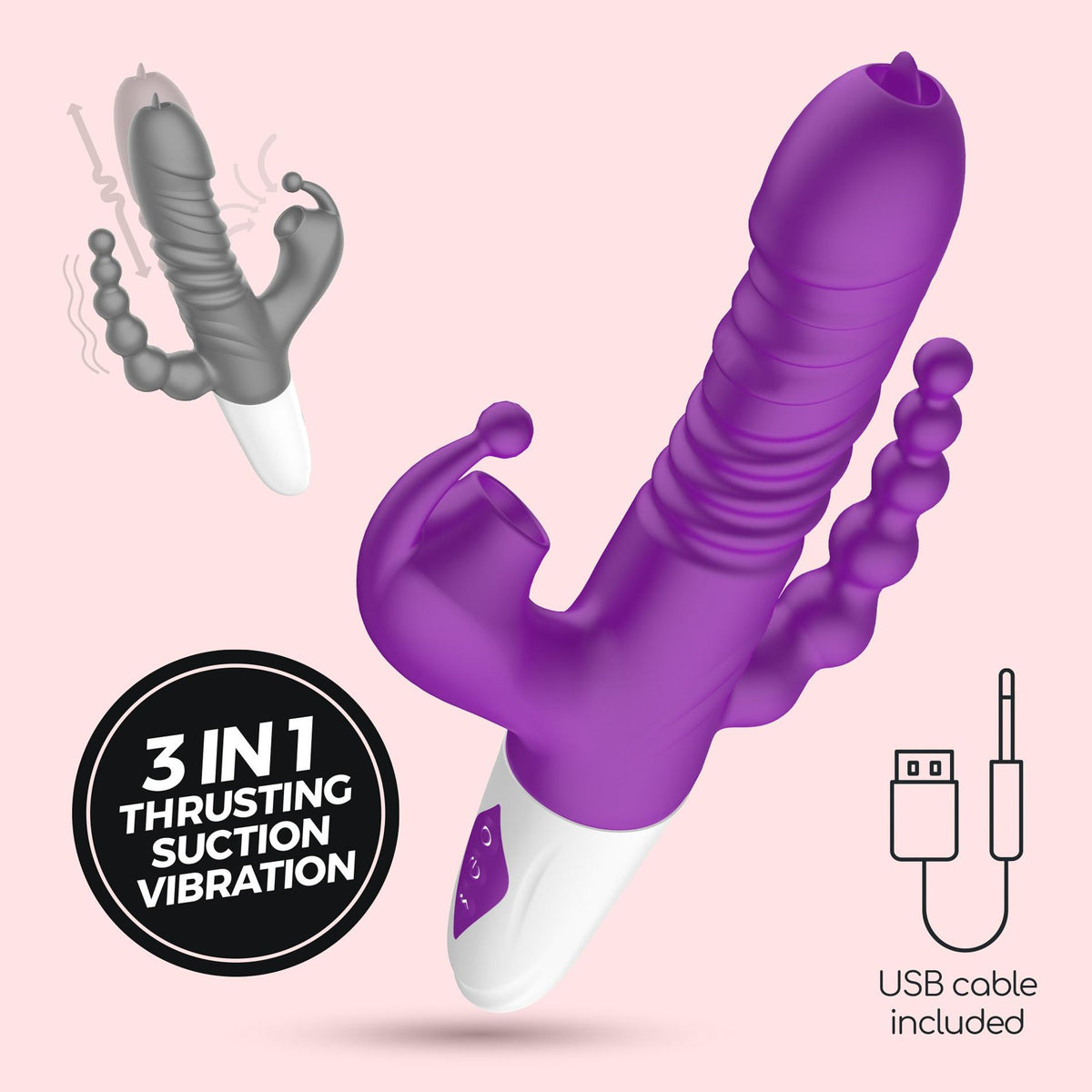 Vibratore punto G Wrangler ALL – ricaricabile | Crushious