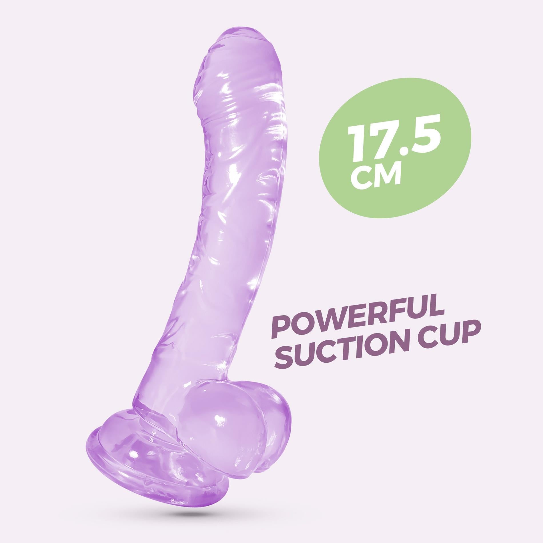 CRUSHIOUS HUDINI JELLY ANAL DILDO VIOLET