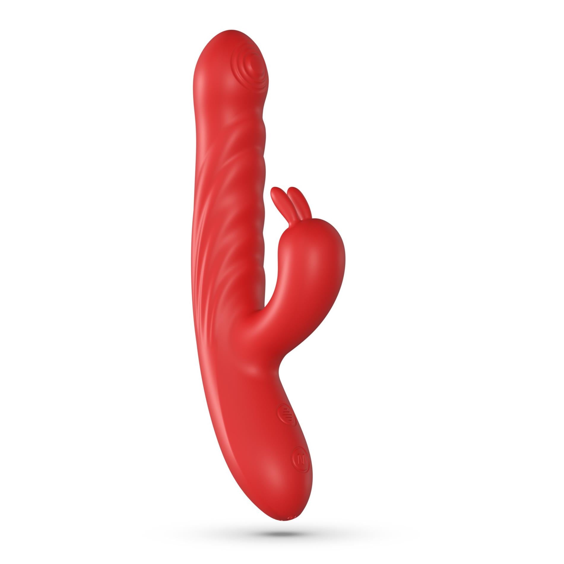 Lapin - Thrusting Rabbit Vibrator - Red