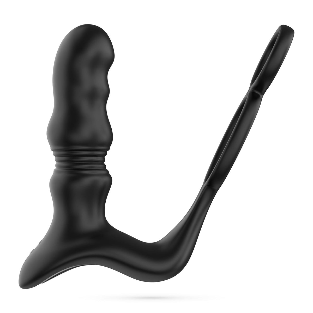 Prosztata masszírozó Crixus 14 cm – távirányítós, vibrációs, fekete | Crushious