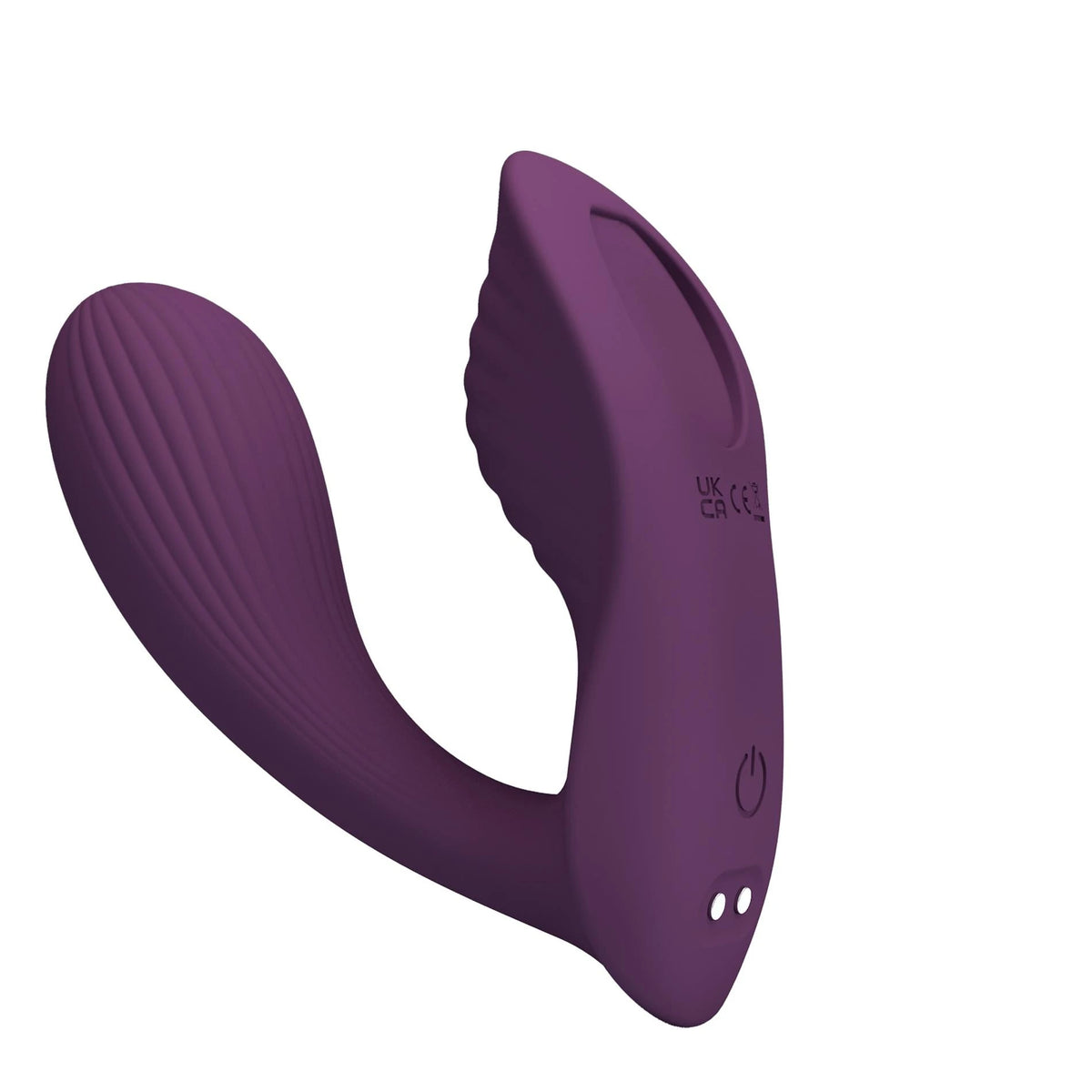 Vibrador especial Franz Mobile 10 funciones – control por app, doble, ciruela | Pretty Love