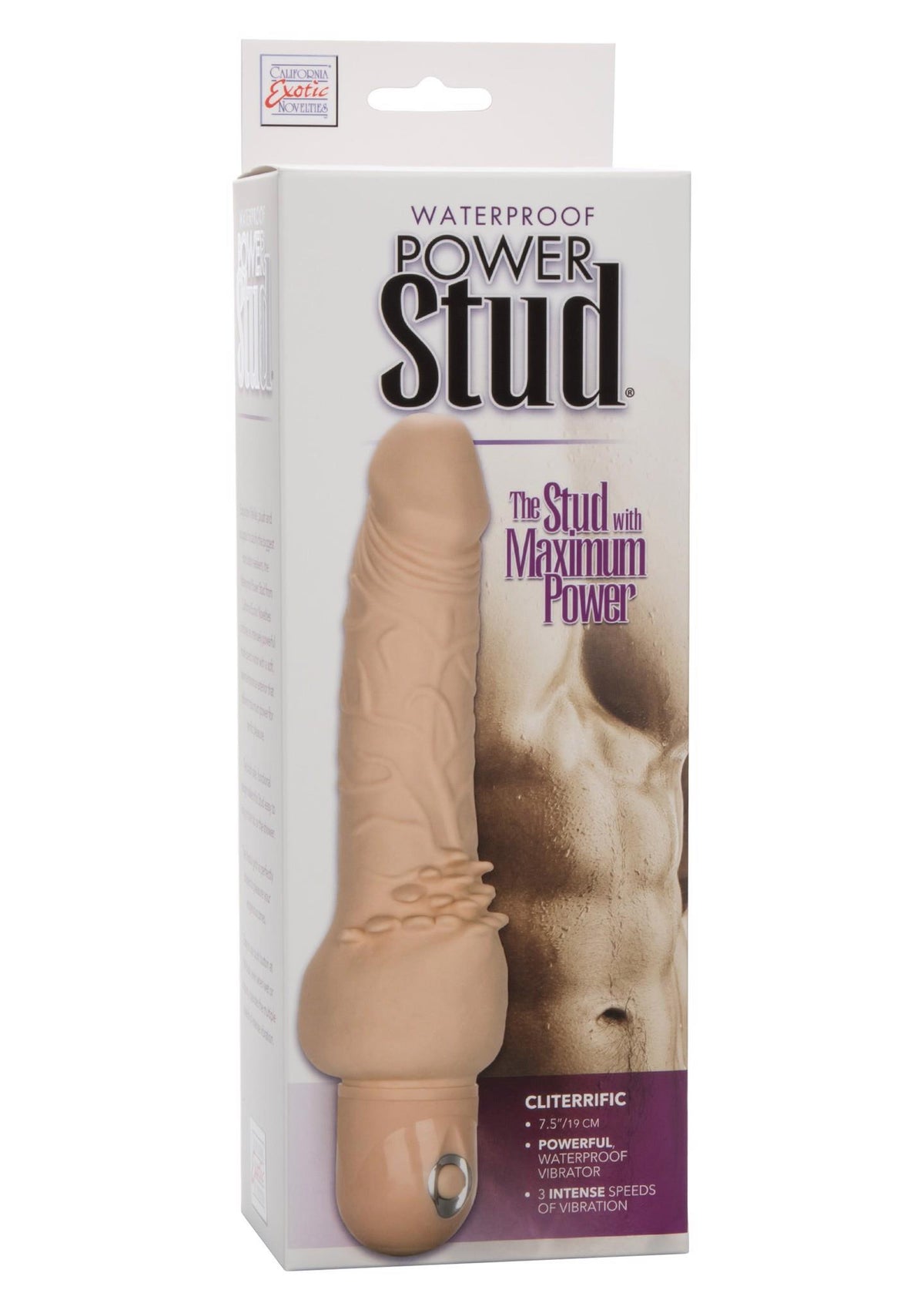 Stimolatore clitorideo Stud Cliterrific tone 3 funzioni – nude | Calexotics