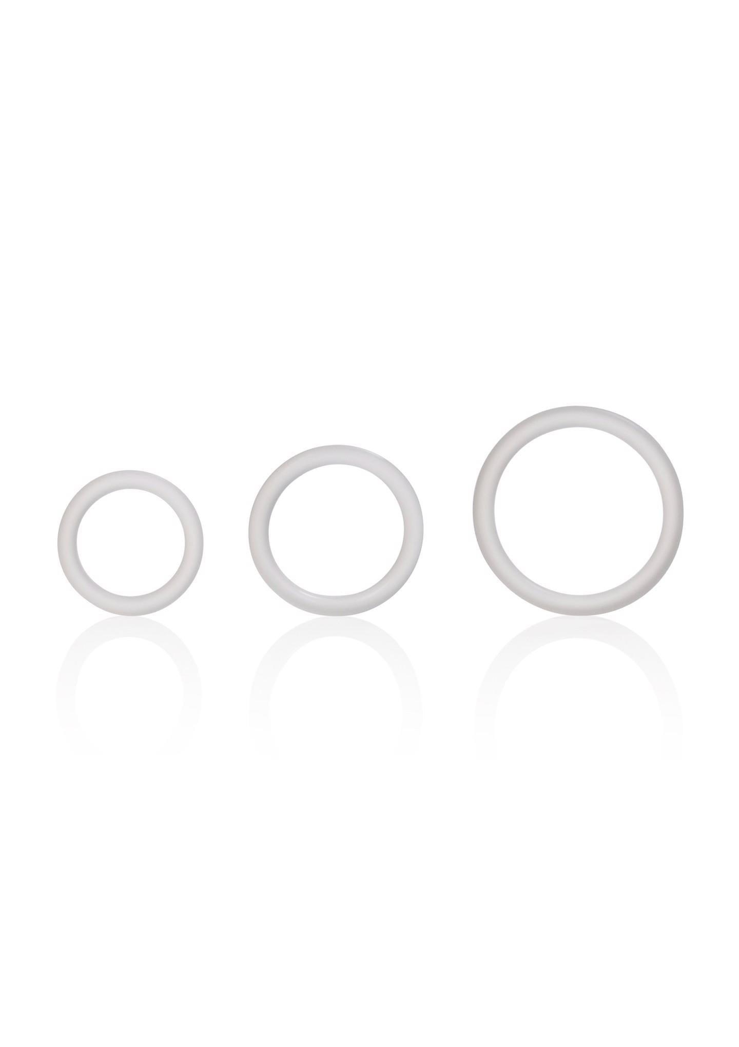 Anneaux de support en silicone transparents