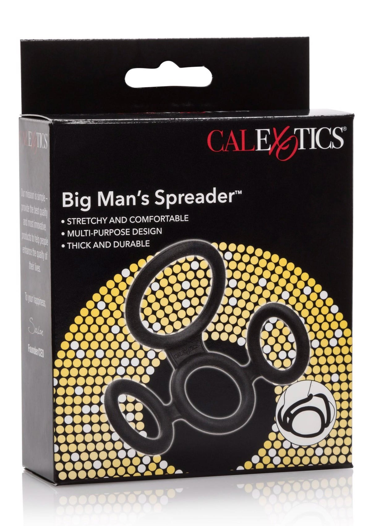 Accesorio BDSM Spreader – negro 30-12754-X-BLACK | Calexotics