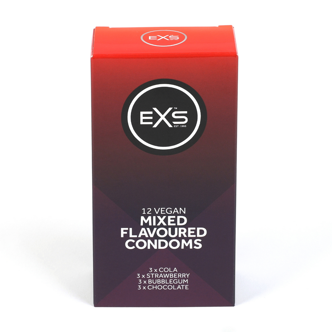 Preservativos Mixed Flavoured – con sabor 18.5 cm | EXS