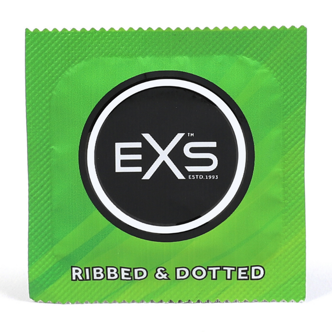 EXS Nervuré et pointillé - Préservatifs - 12 Pièces