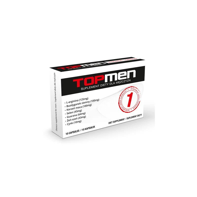 Suplemento Supl.diety TopMen 10szt – para la erección | Sexual Health Series