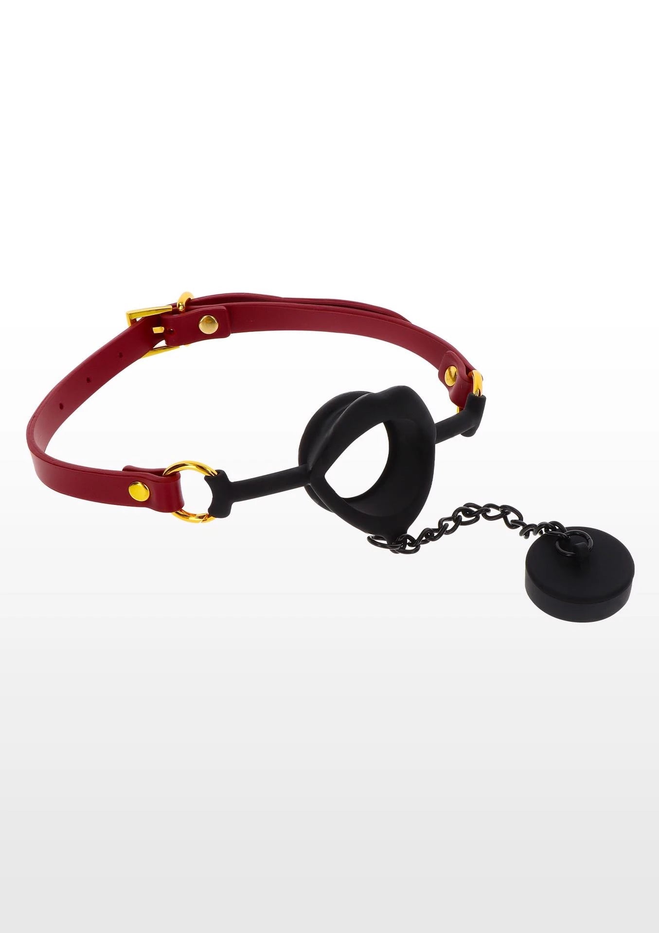 Bâillon Coquin avec Plug Rouge