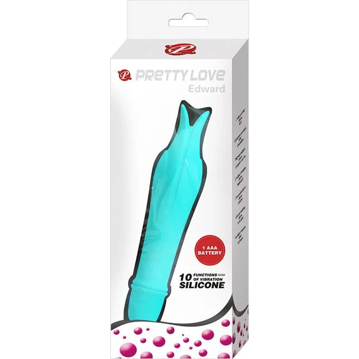 Mini vibrador Valentine 7 funciones – recargable, azul claro | Pretty Love
