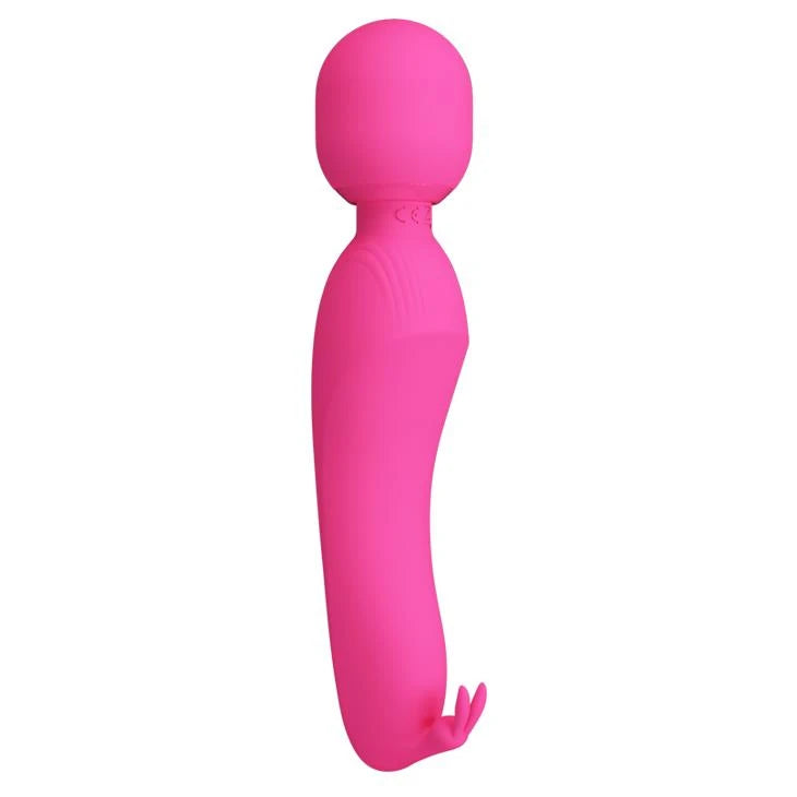 Wand-Massagegerät Curtis 7 Funktionen – wiederaufladbar, fuchsia BW-055014-1 | Pretty Love