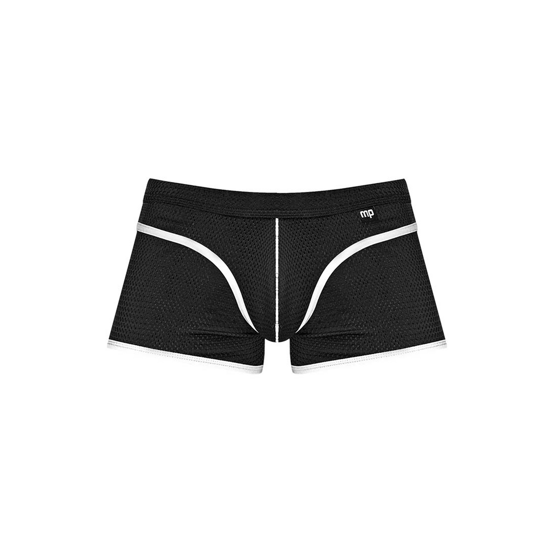 Men's underwear – mesh, mini, black 142273BKSL | Male Power