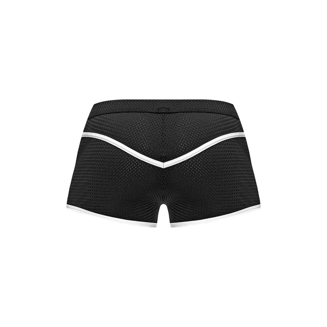 Men's underwear – mesh, mini, black 142273BKSL | Male Power