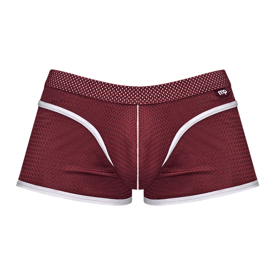 Ropa interior masculina – de malla, mini, roja 142273BNLG | Male Power
