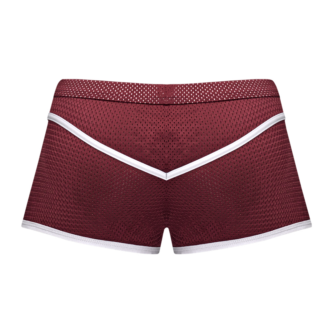 Ropa interior masculina – de malla, mini, roja 142273BNLG | Male Power