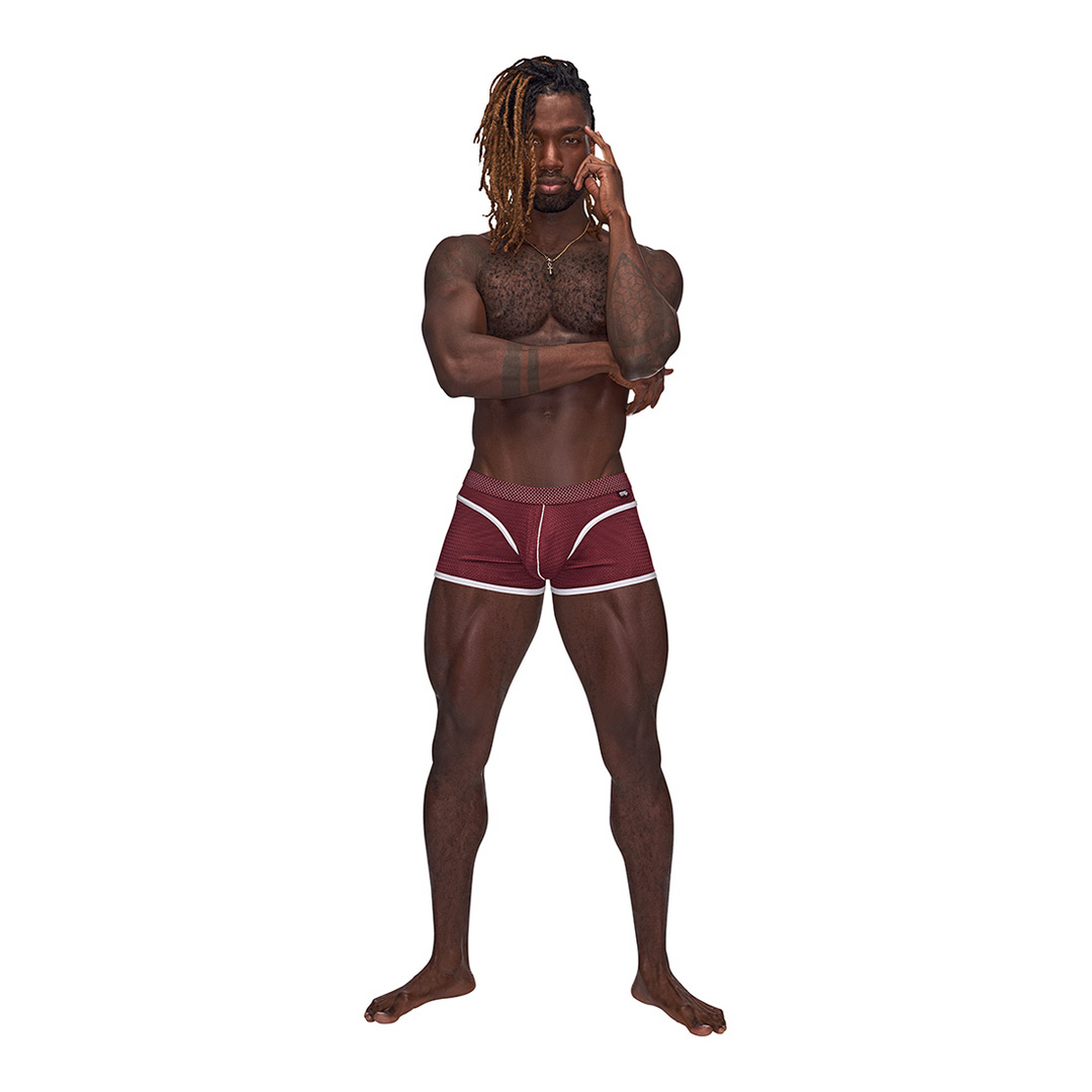 Men's underwear – mesh, mini, red 142273BNXL | Male Power