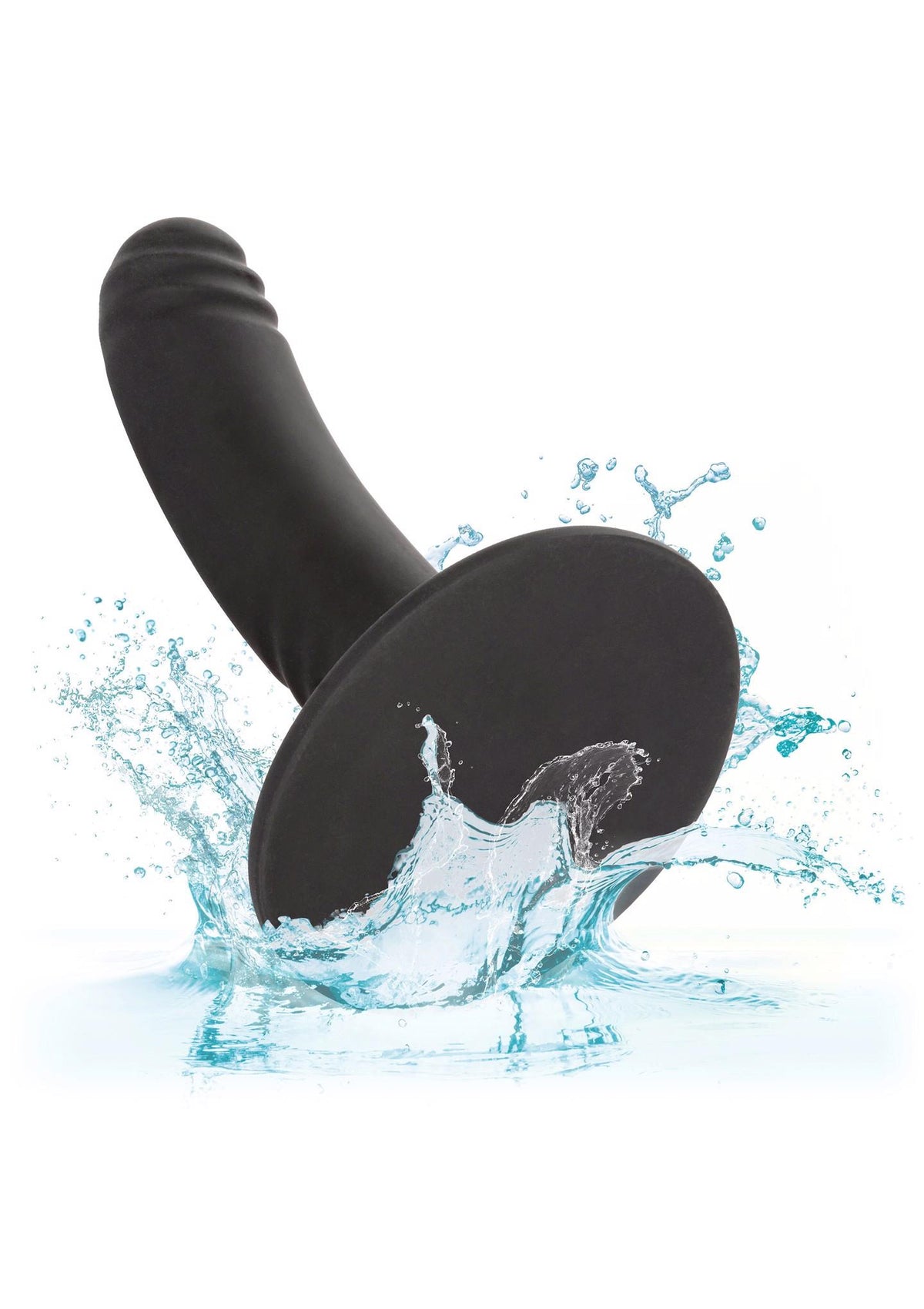 Gode Boundless Ridged – avec ventouse, noir | Calexotics