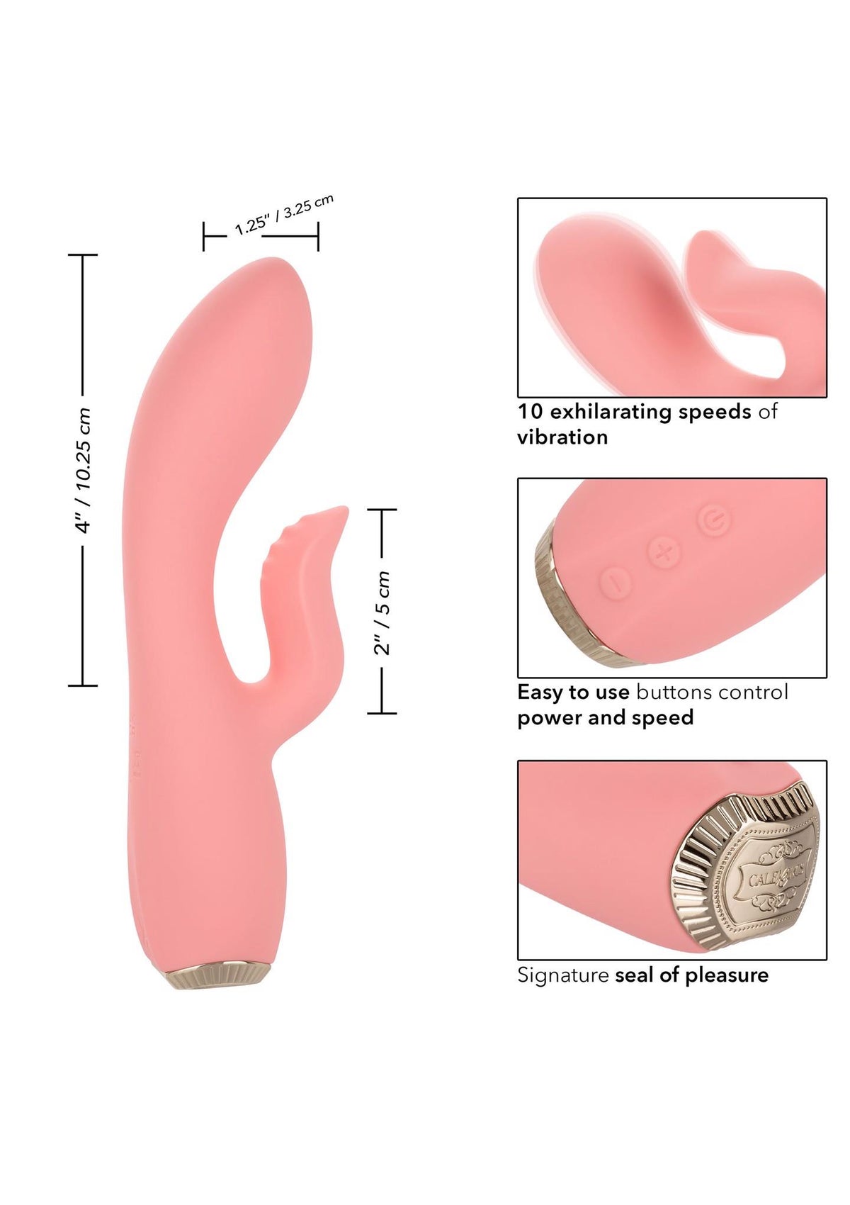Vibratore punto G Uncorked Zinfandel 10 velocità – rosa | Calexotics