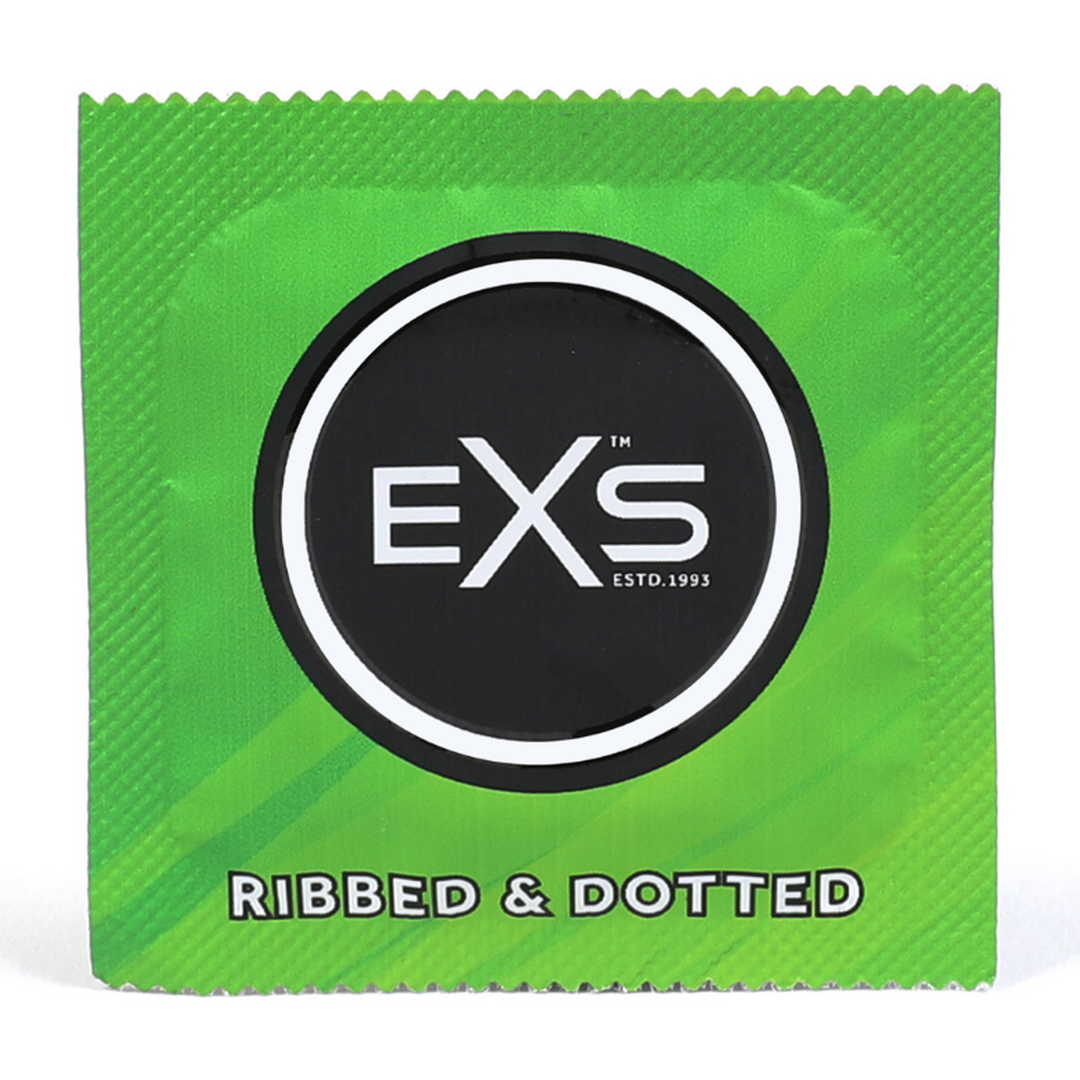 EXS Ribbed and Dotted - Condoms - 144 Pieces