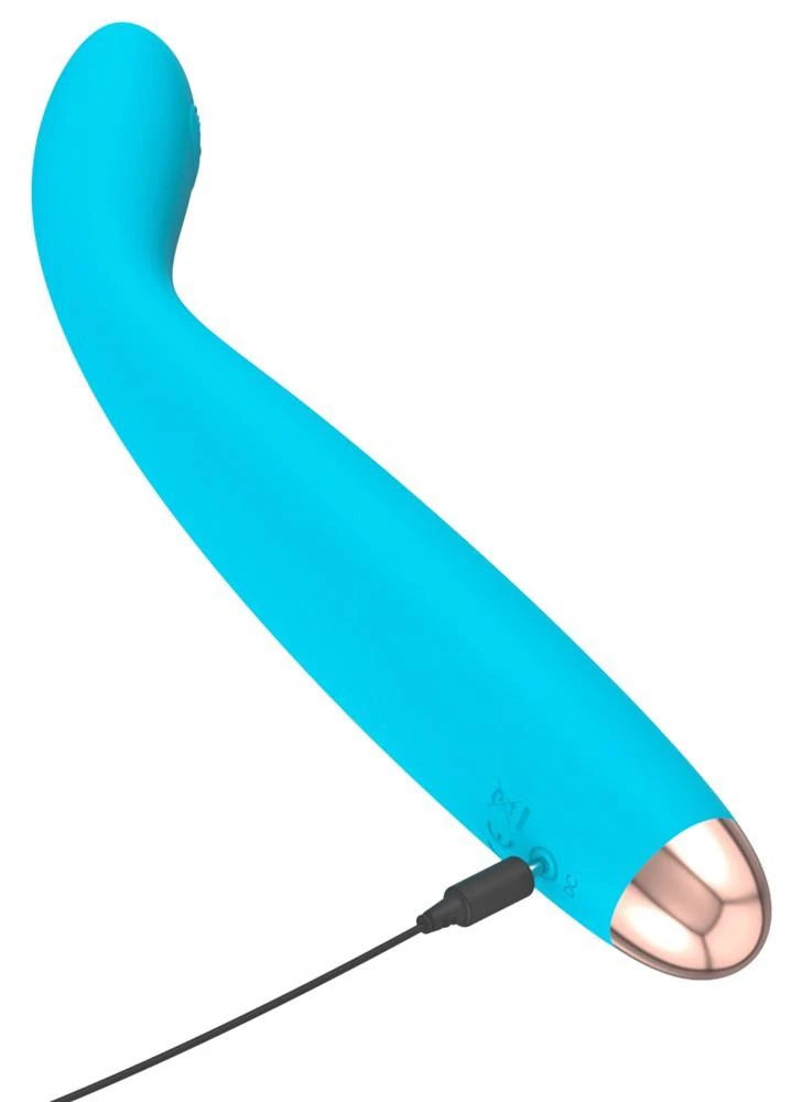 Mini vibrador 7 funções – recarregável, azul 18.7 cm | Cuties