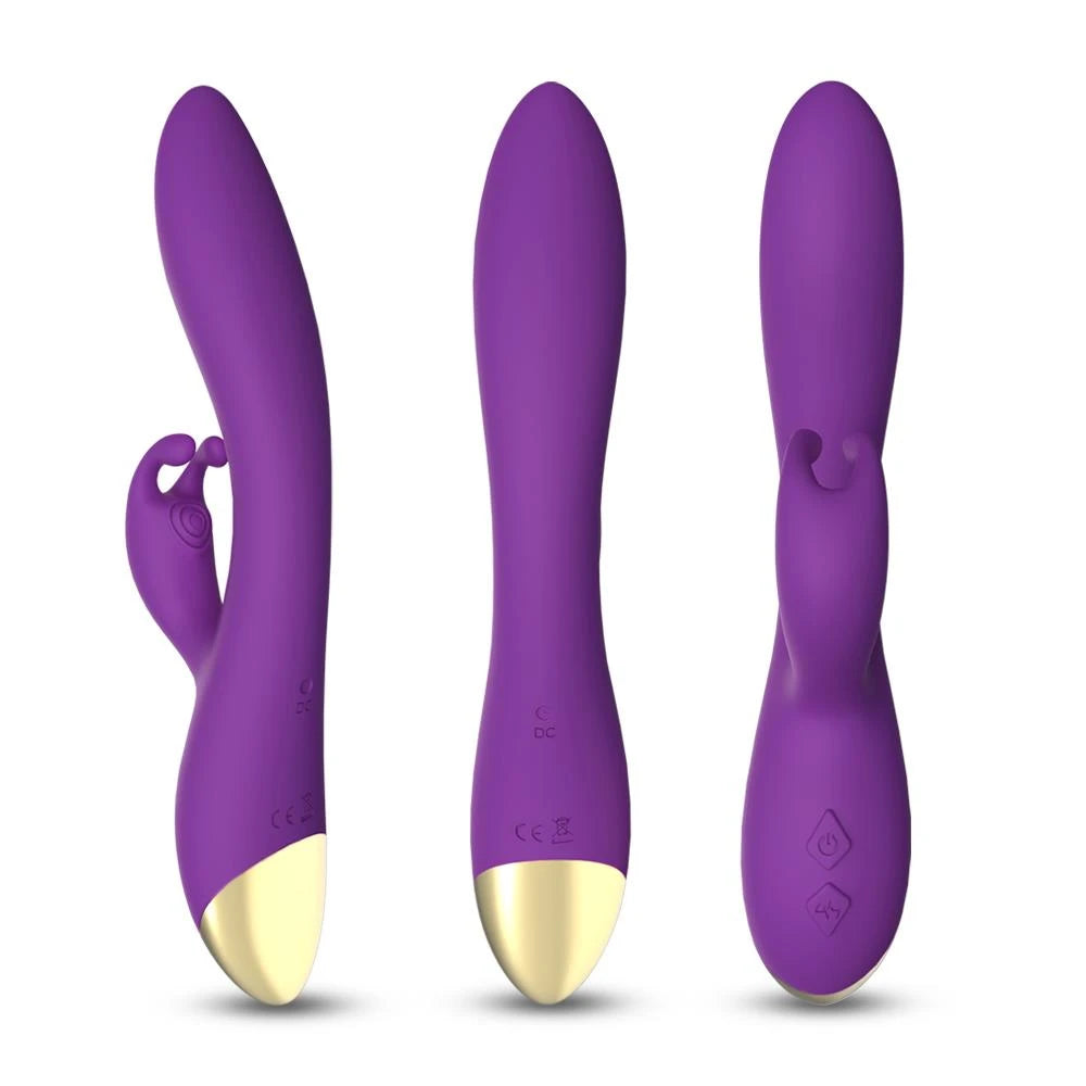 Vibrador rabbit Bonnie 9 funciones – recargable, morado | Favorites