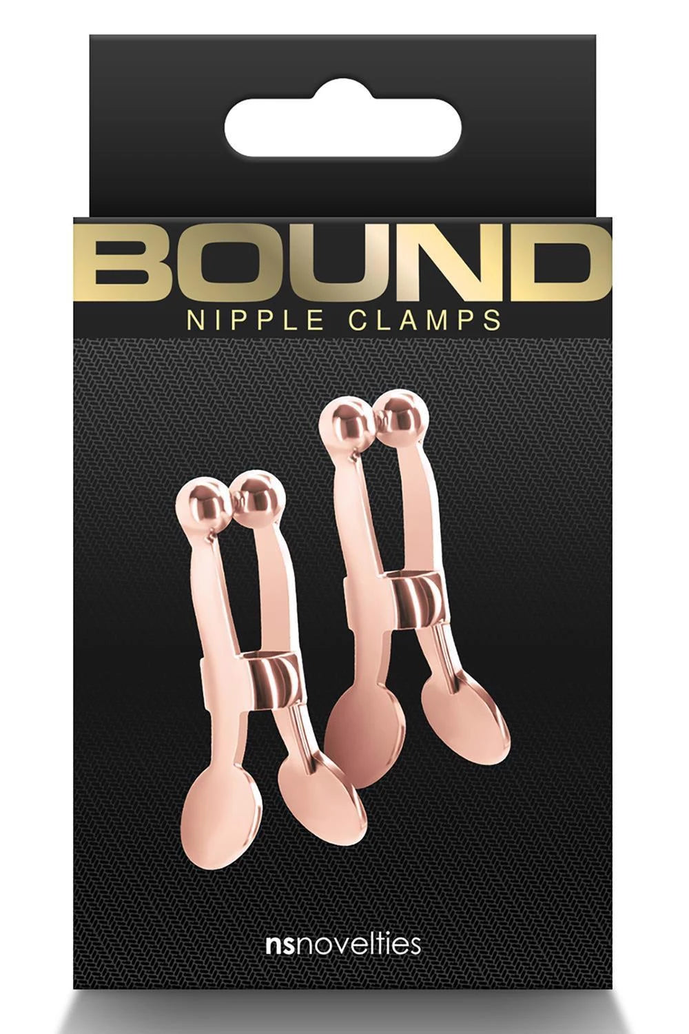 Mellbimbó csipesz Bound Clamps C1 – arany | NS Novelties