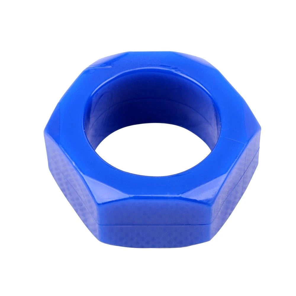 Nust Bolts Cock Ring - Bleu