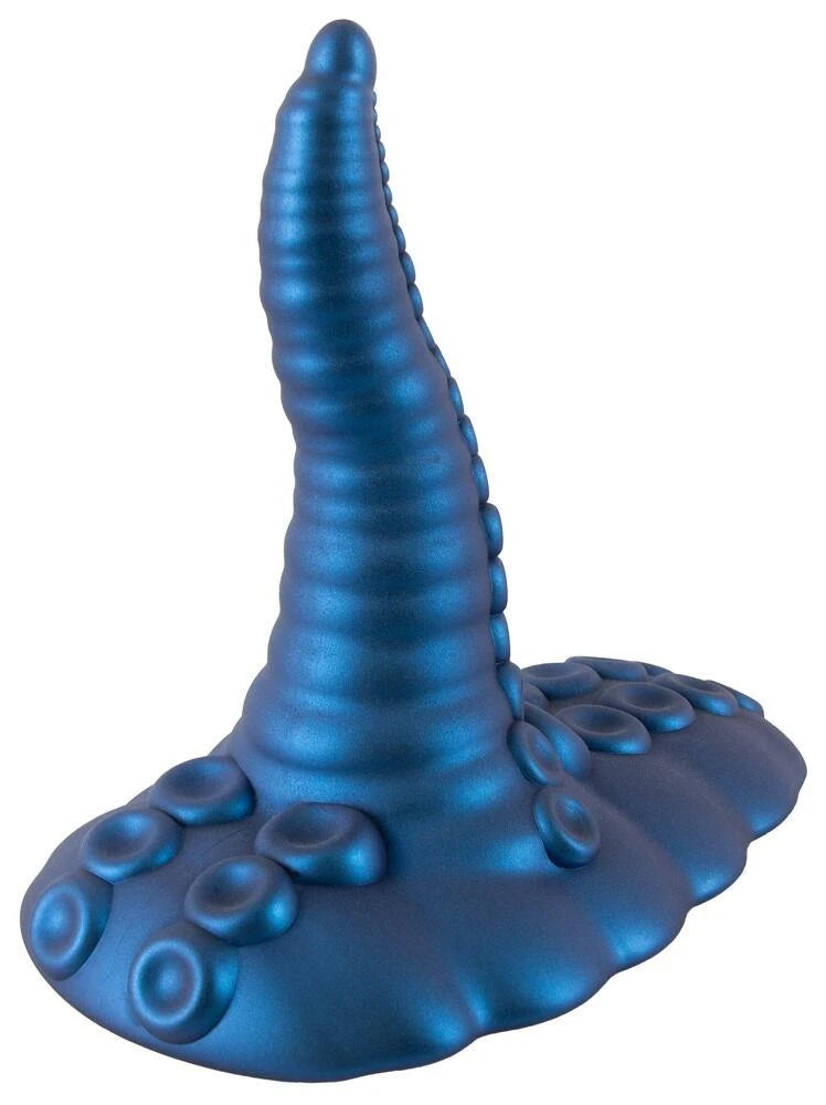 Realistic vibrator Tentacle Pad 10 functions – remote control, with suction cup, blue | Beasty Cocks
